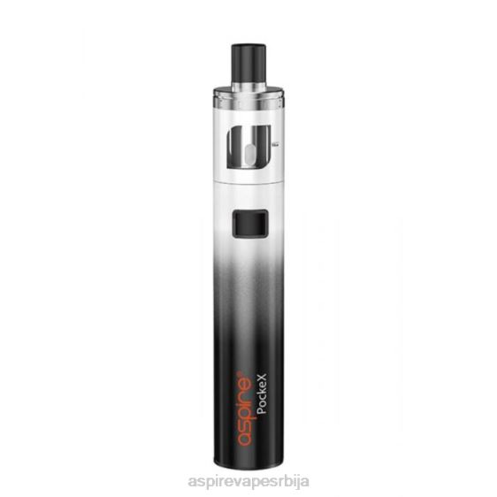 Aspire Pockex комплет за јубилејно издање 8DV6F117 Aspire vape products црно-бели градијент