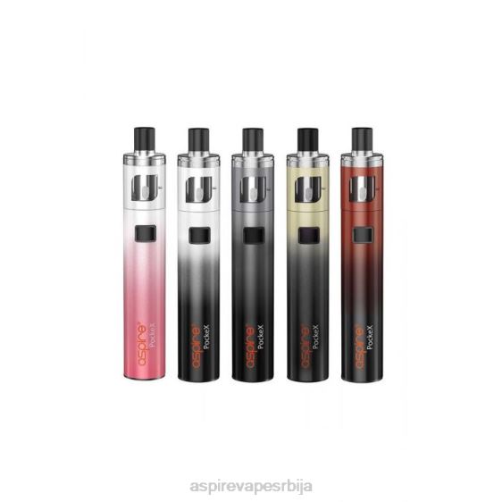 Aspire Pockex комплет за јубилејно издање 8DV6F120 Aspire vape црвени градијент