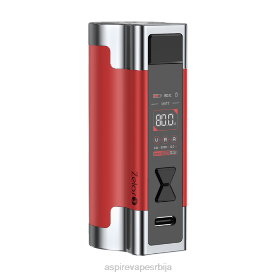 Aspire Zelos 3 мод 8DV6F196 Aspire ecig црвена